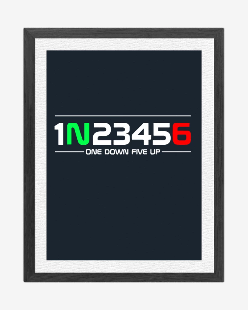 Cuadro decorativo Azul Marino de One down Five up