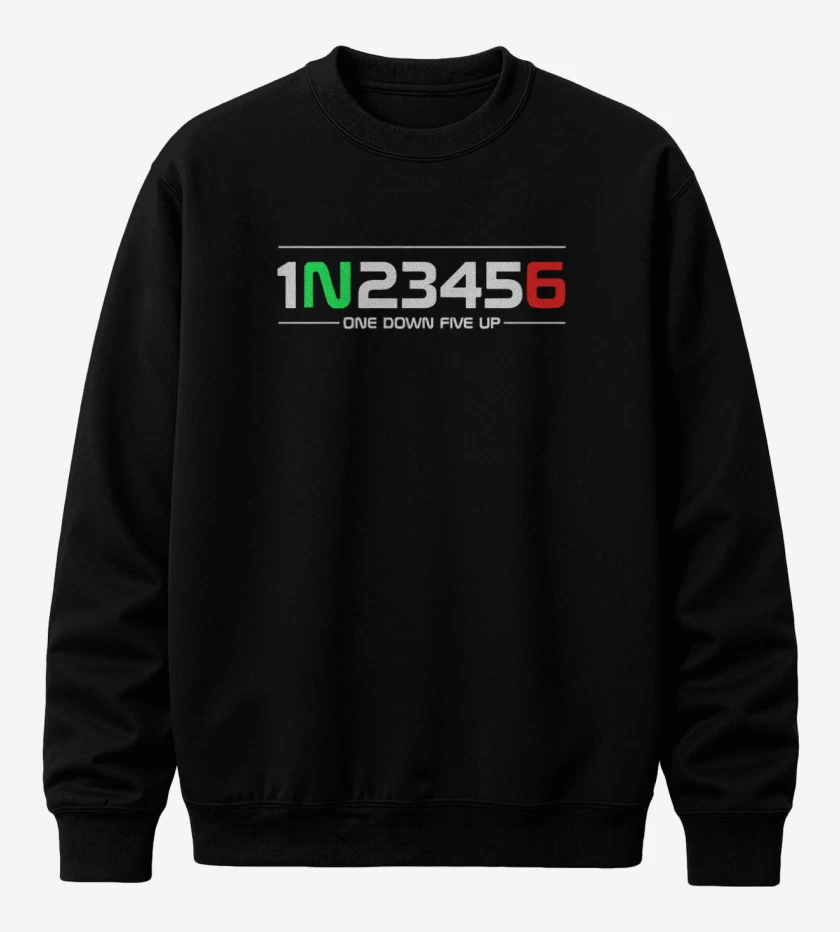 Poleron polo Negro de One down Five up