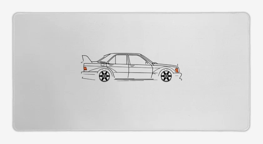 Mouse pad Gamer Mercedes 190E