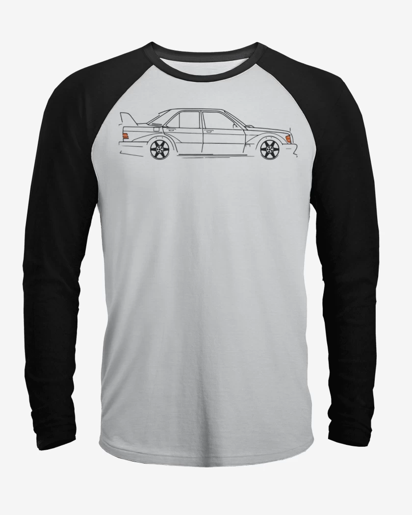 Polera Raglan Mercedes 190E