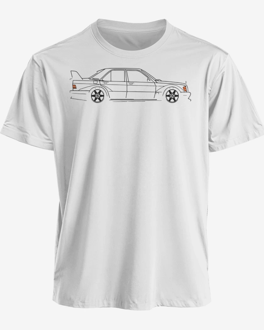 Polera premium Blanco de Mercedes 190E