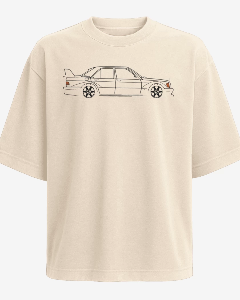 Polera Oversize Beige de Mercedes 190E
