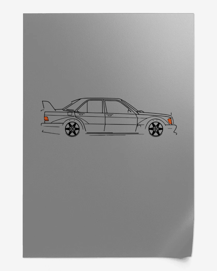 Print Mercedes 190E