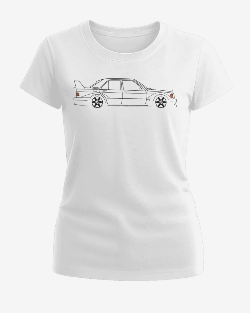 Polera de Mujer Blanco de Mercedes 190E