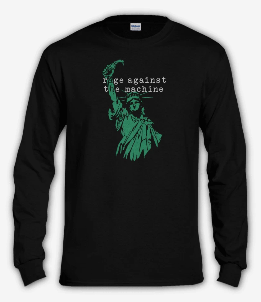 Polera manga larga Negro de Rage against the machine