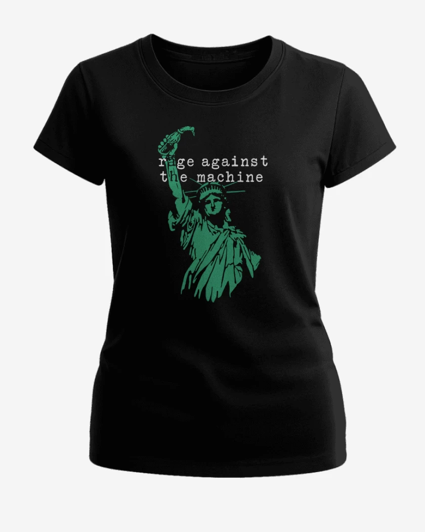 Polera de Mujer Negro de Rage against the machine