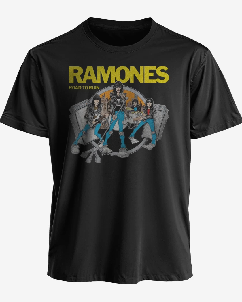 Polera Ramones road to ruin