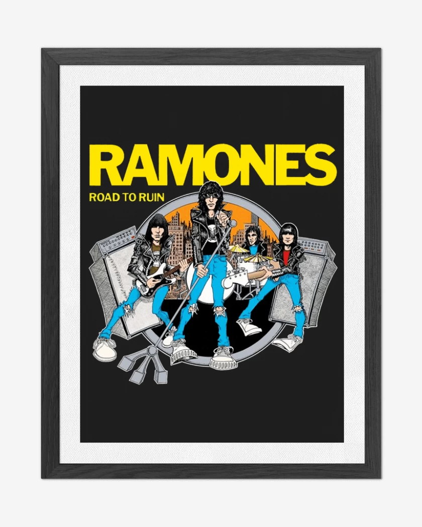 Cuadro decorativo Ramones road to ruin