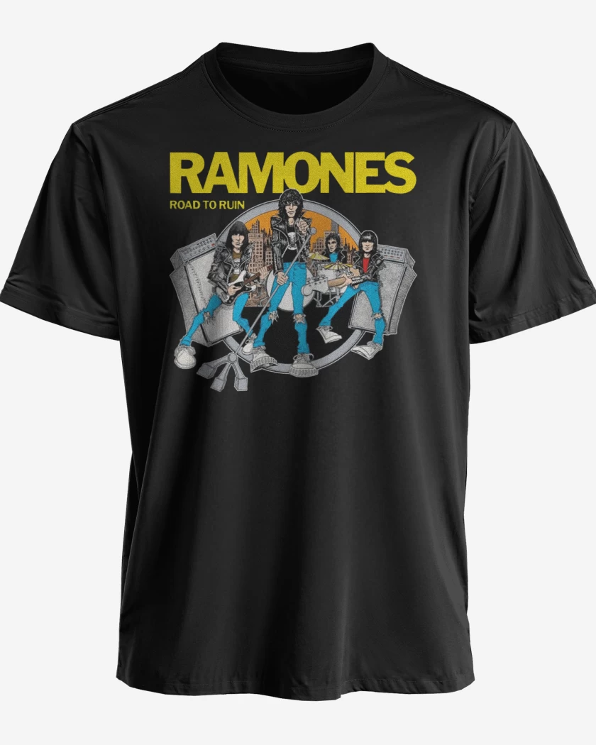 Polera premium Ramones road to ruin