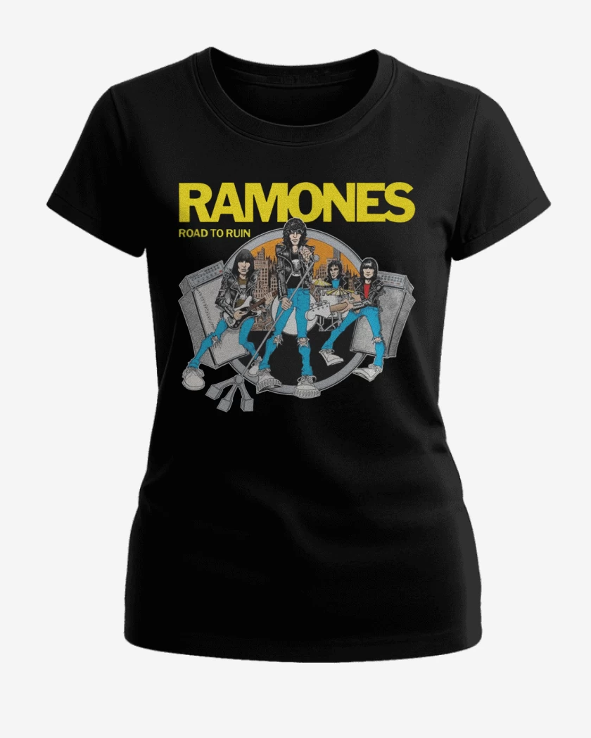 Polera de Mujer Ramones road to ruin