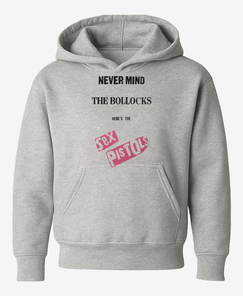 Poleron de niño Gris Melange de Sex pistols