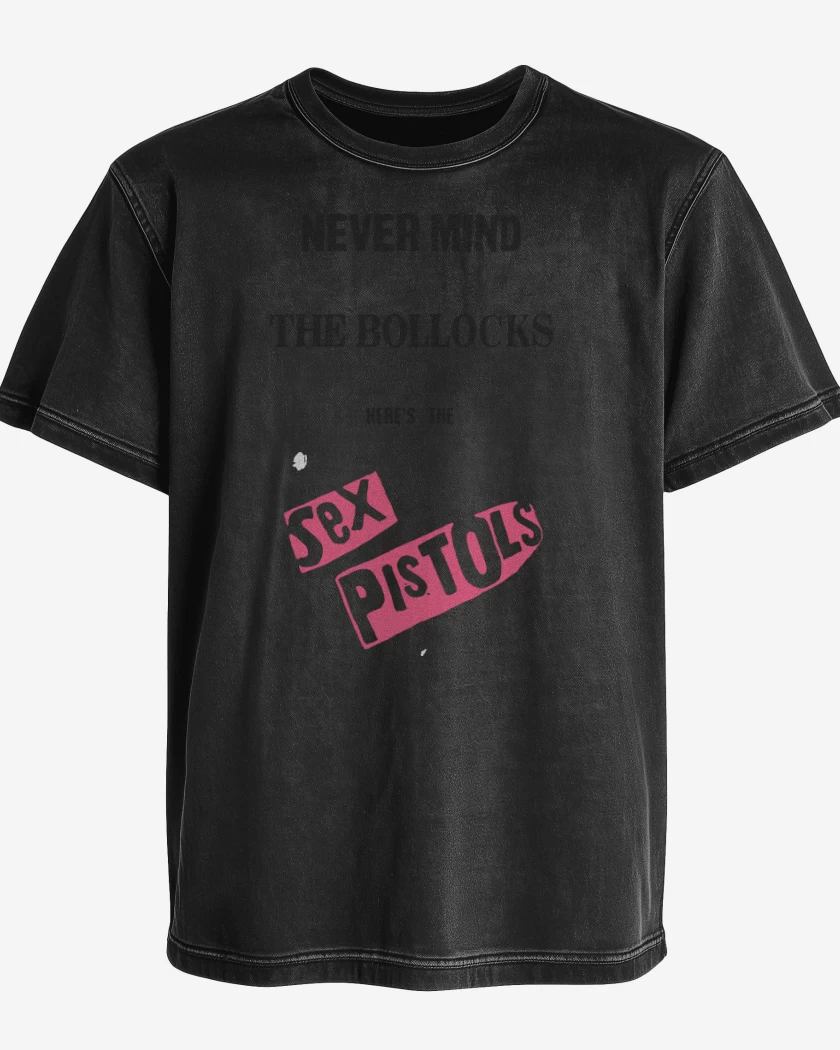 Polera desgastada Sex pistols