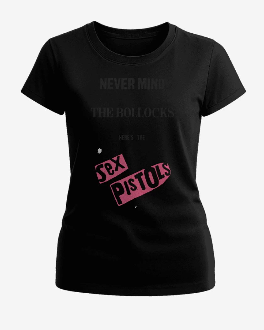 Polera de Mujer Negro de Sex pistols
