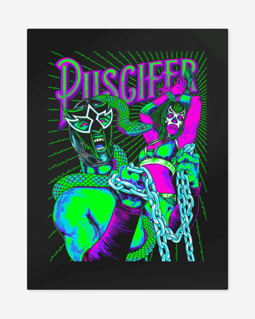 Print metalico Negro de Puscifer