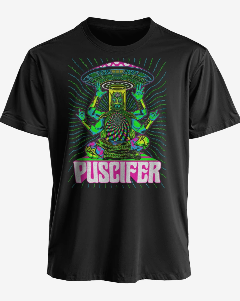 Polera premium Negro de Puscifer 2
