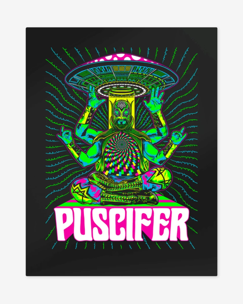 Print metalico Negro de Puscifer 2