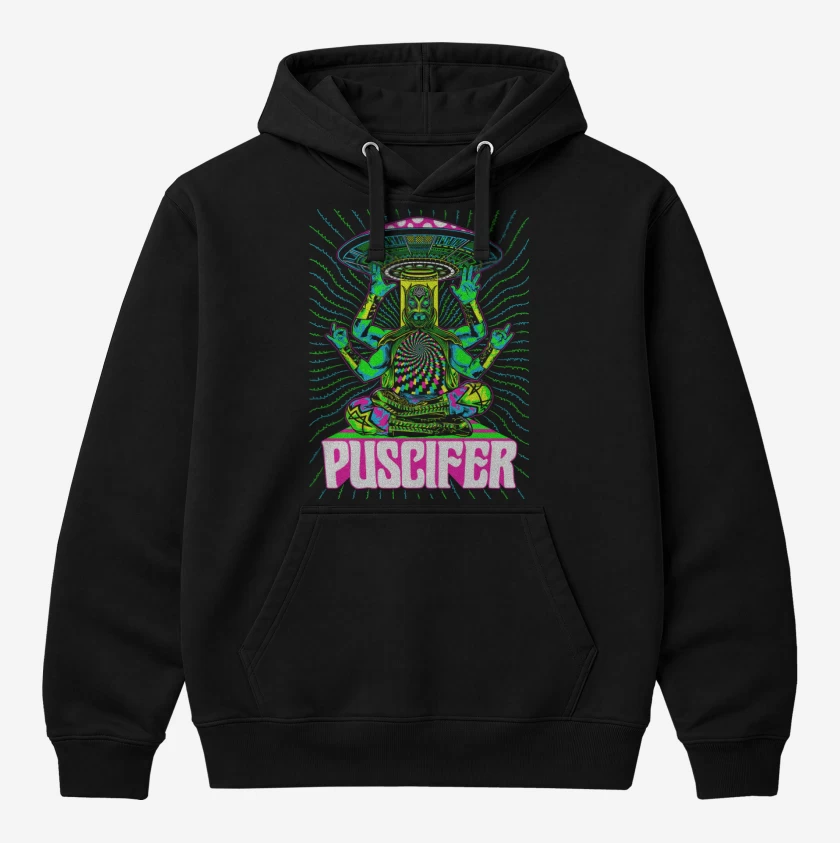 Polerón Canguro Negro de Puscifer 2