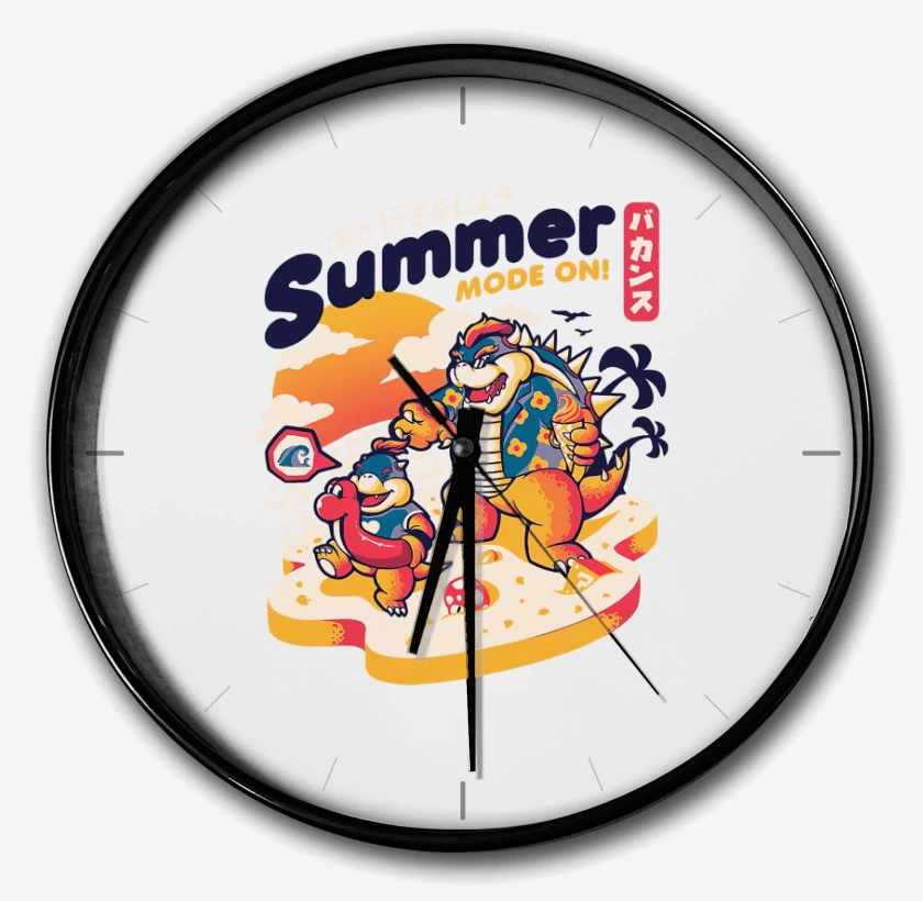 Reloj Blanco de Bowser Veraniego
