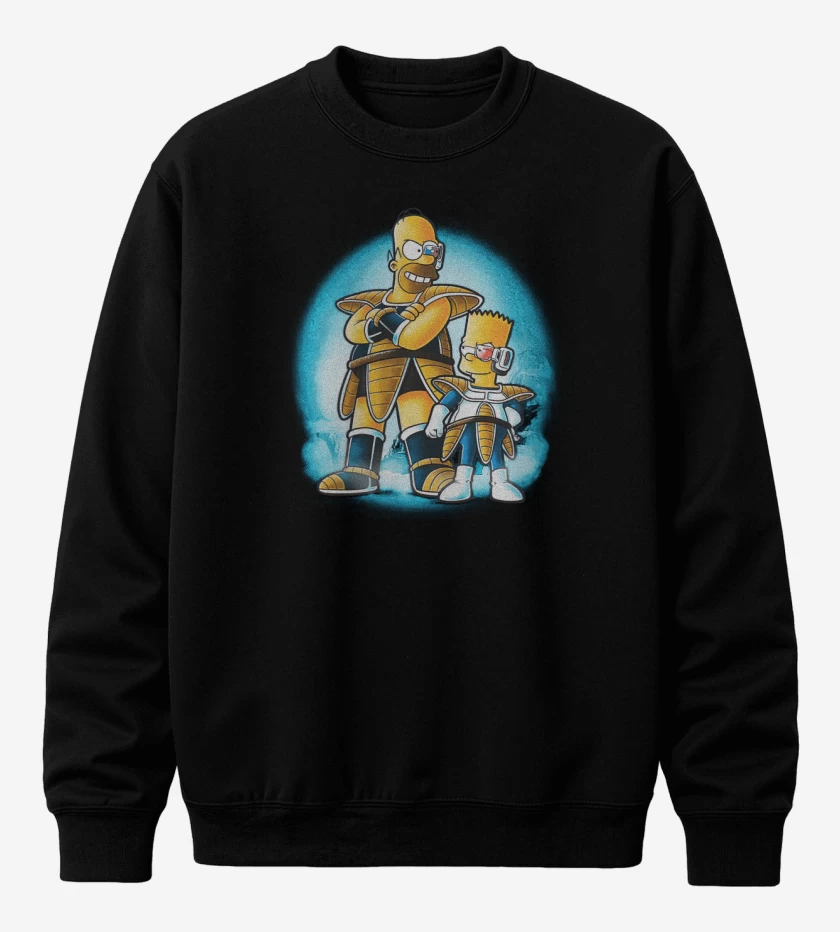 Poleron polo Negro de Los Saiyajimpson