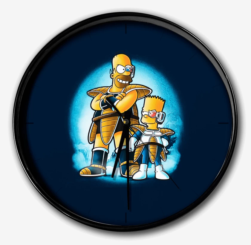 Reloj Azul Marino de Los Saiyajimpson