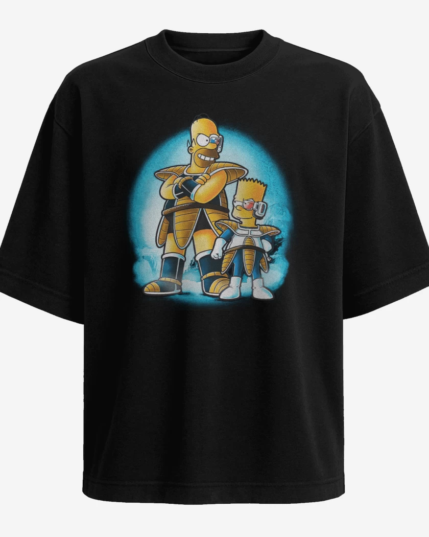 Polera Oversize Los Saiyajimpson