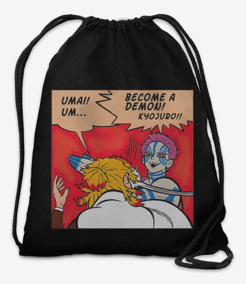 Mochila Negro de Se un demonio Rengoku!