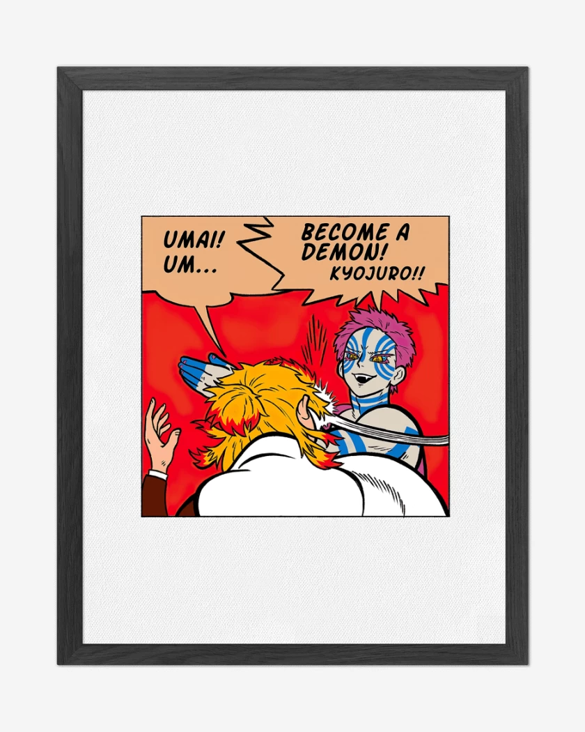 Cuadro decorativo Blanco de Se un demonio Rengoku!
