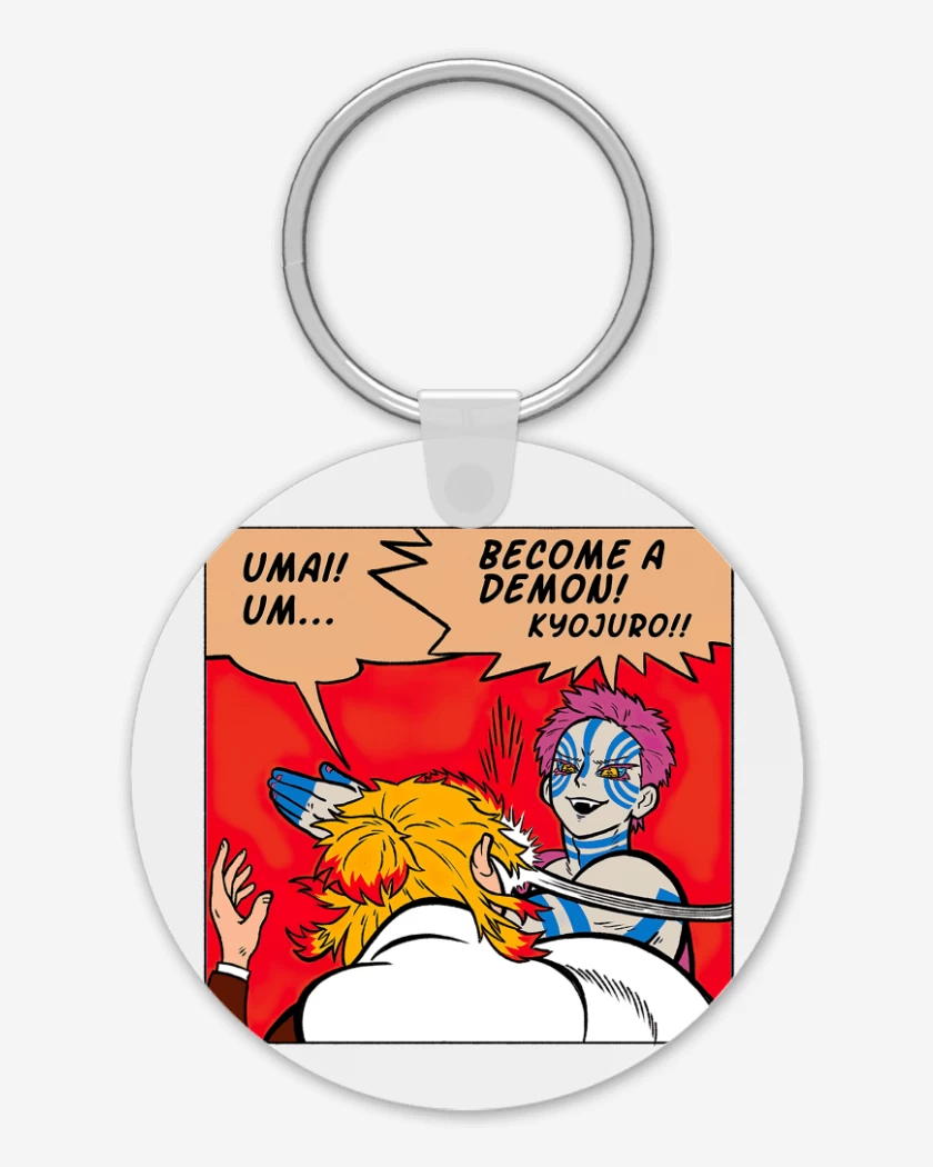 Llavero Blanco de Se un demonio Rengoku!