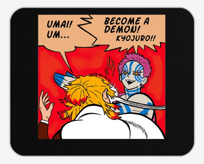 Mousepad Se un demonio Rengoku!