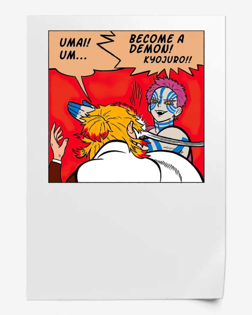 Print Blanco de Se un demonio Rengoku!