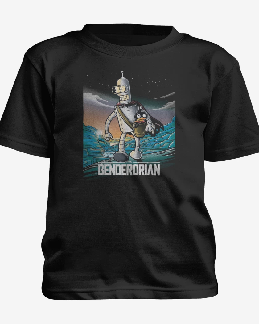 Polera de niño Negro de The Benderlorian