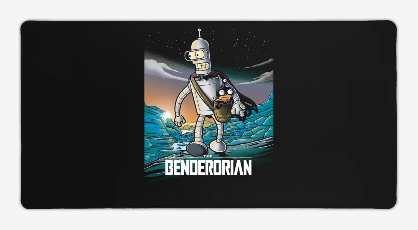Mouse pad Gamer Negro de The Benderlorian