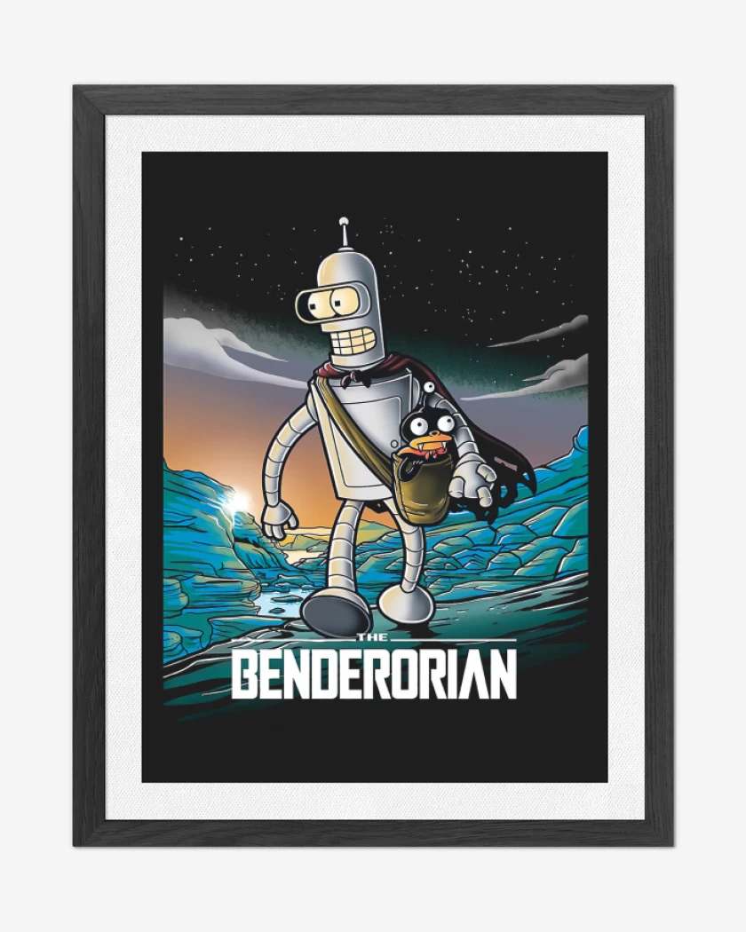Cuadro decorativo Negro de The Benderlorian