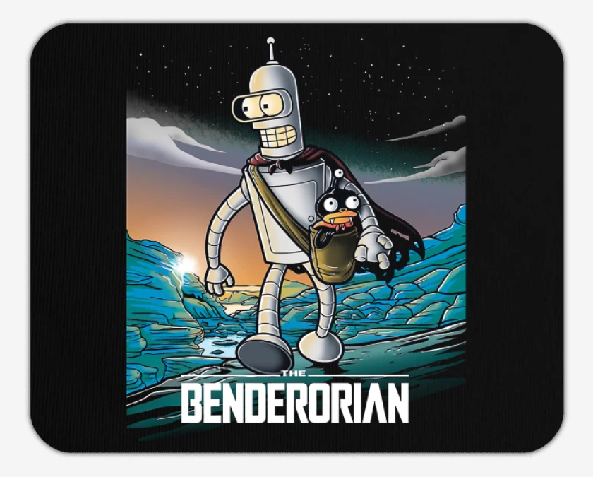 Mousepad Negro de The Benderlorian