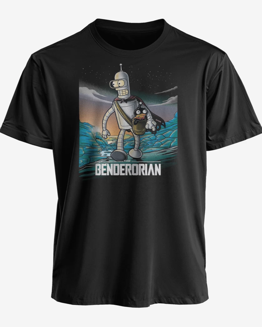 Polera premium Negro de The Benderlorian