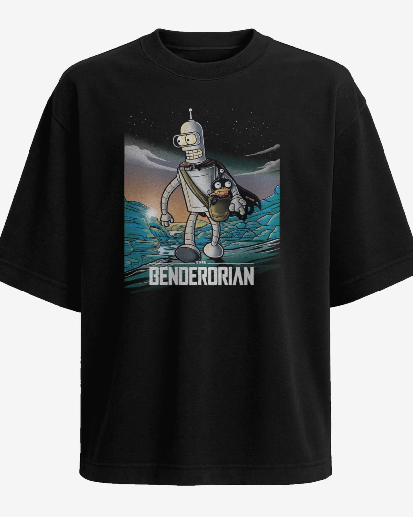 Polera Oversize Negro de The Benderlorian
