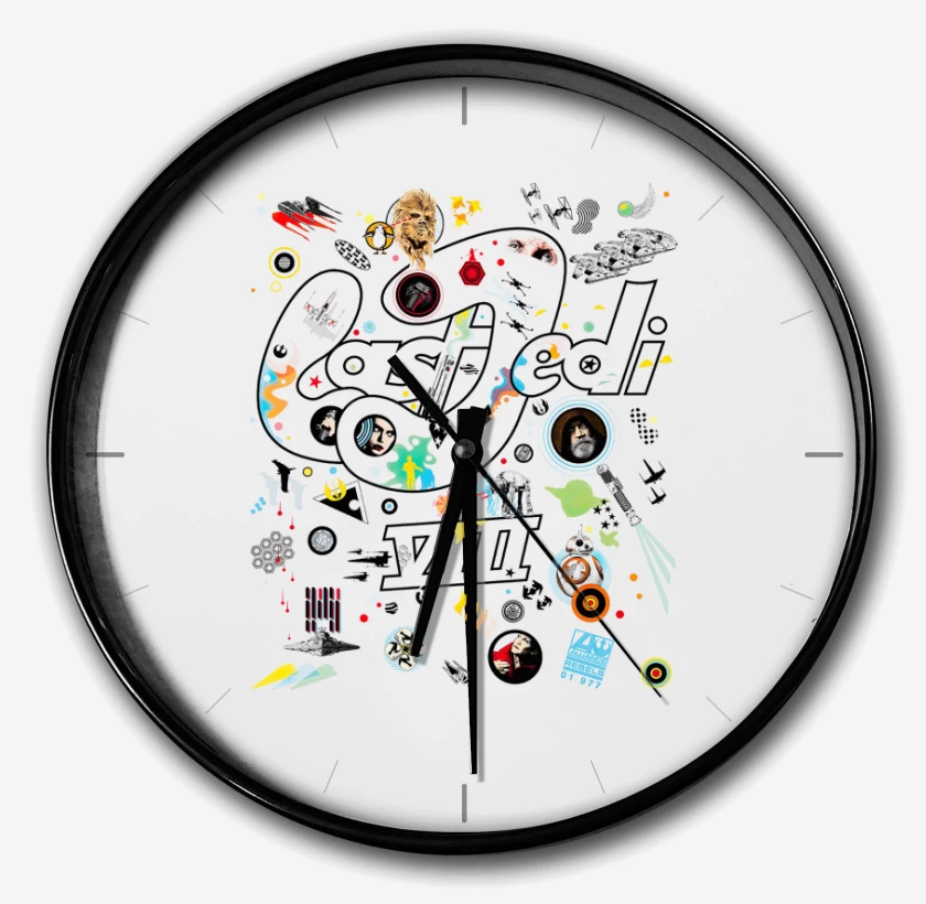 Reloj Blanco de Led Jedi VIII