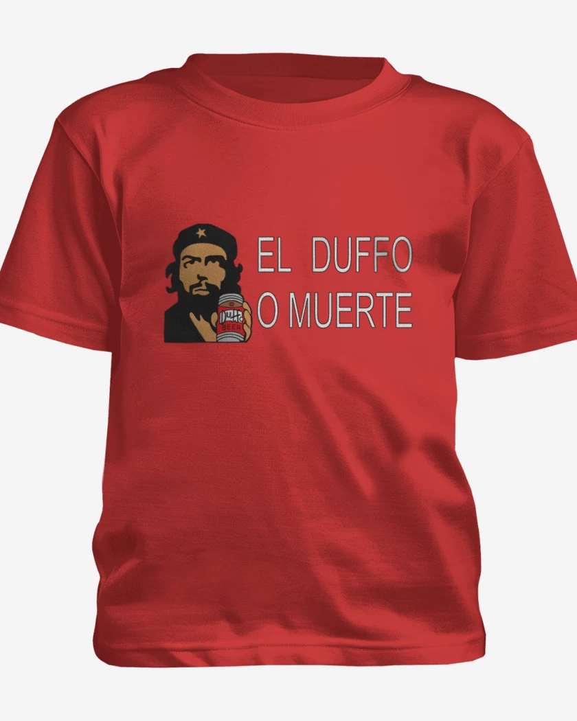 Polera de niño Rojo de El duffo o muerte