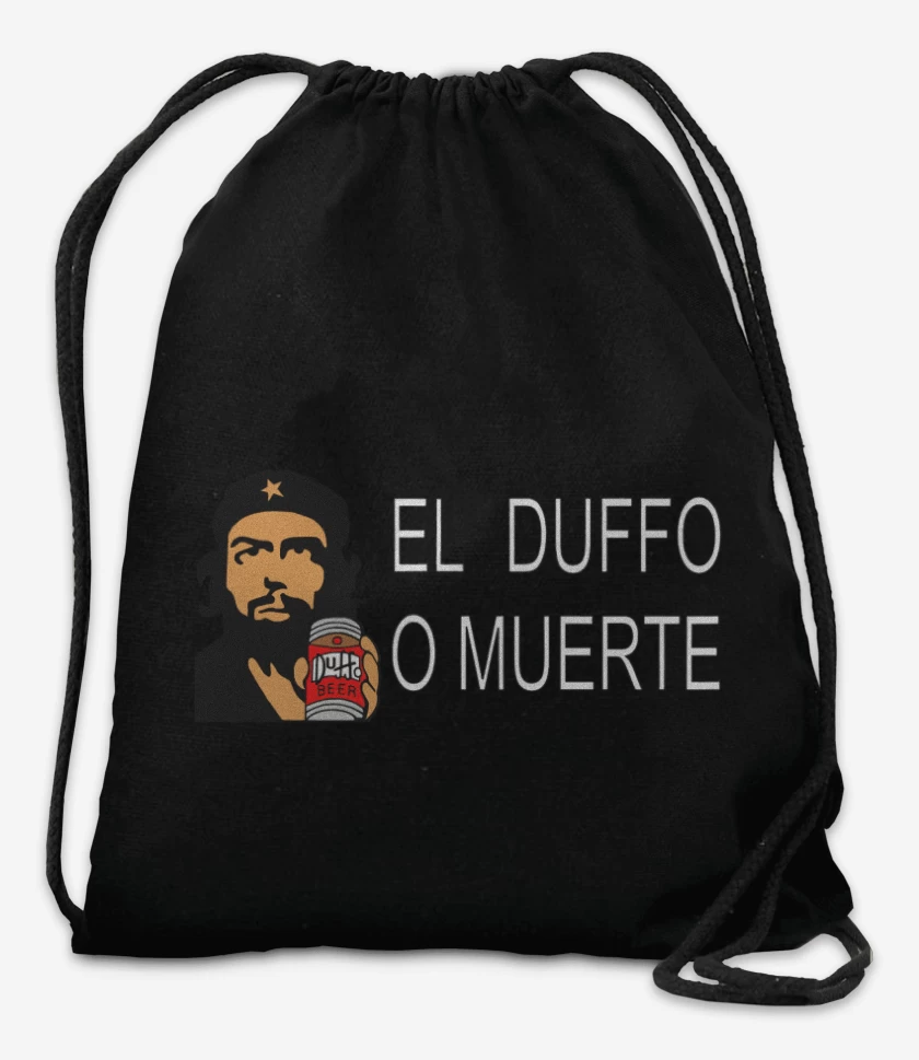 Mochila Negro de El duffo o muerte