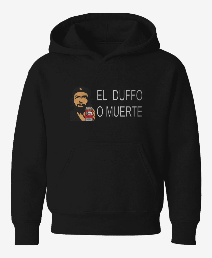 Poleron de niño Negro de El duffo o muerte