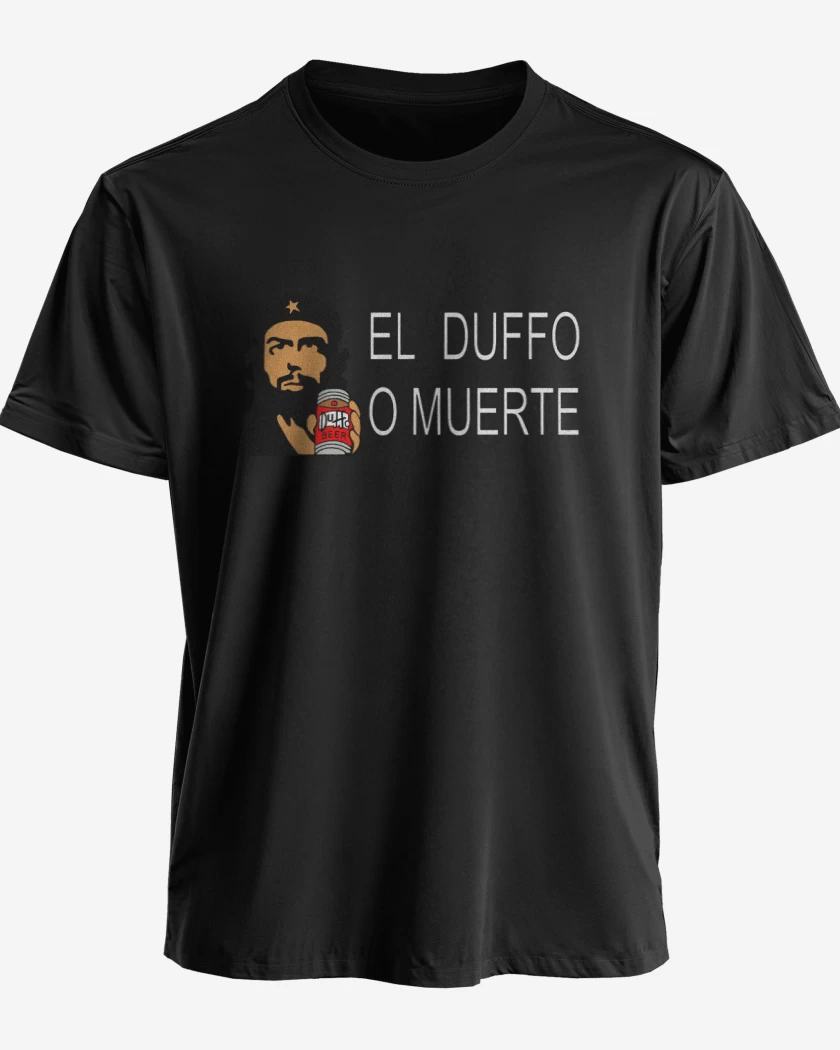 Polera premium Negro de El duffo o muerte
