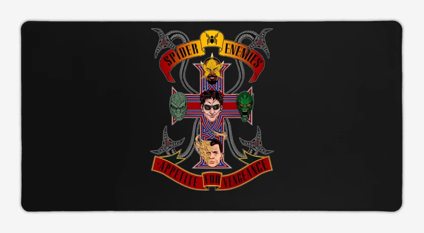 Mouse pad Gamer Enemigos de las Arañas