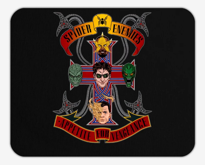 Mousepad Enemigos de las Arañas