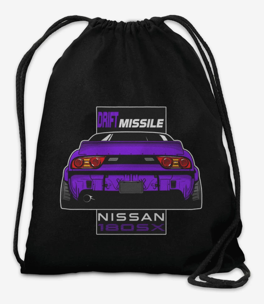 Mochila Negro de Nissan 180SX