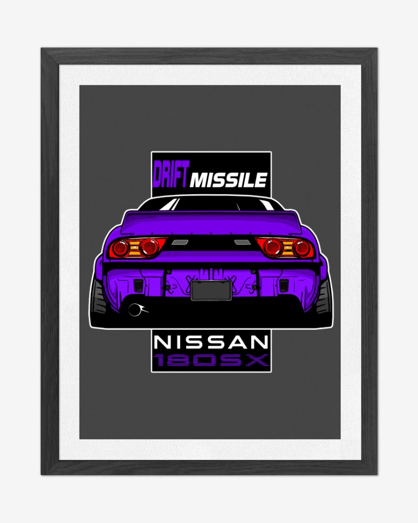 Cuadro decorativo Nissan 180SX