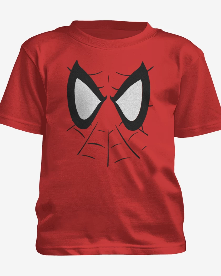 Polera de niño Rojo de Spidey Face