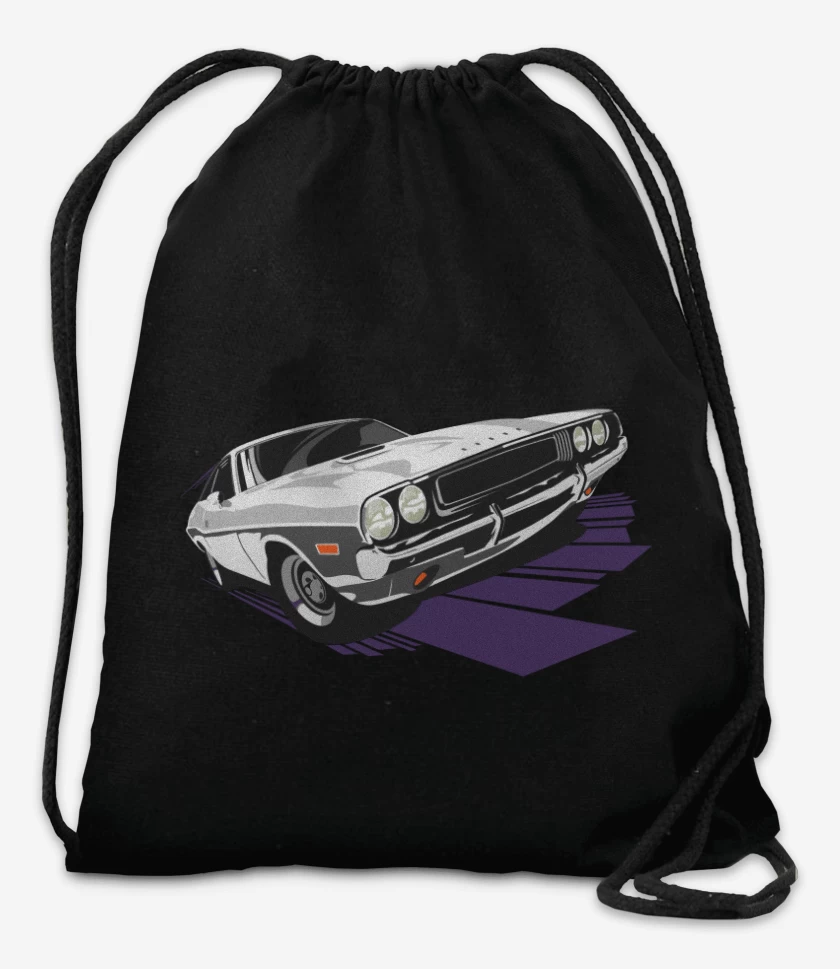 Mochila Negro de Dodge Challenger 3