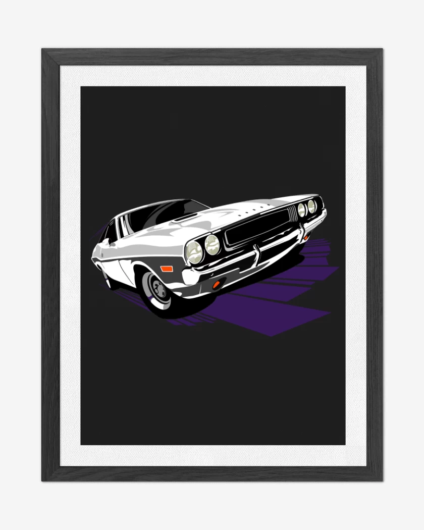 Cuadro decorativo Dodge Challenger 3