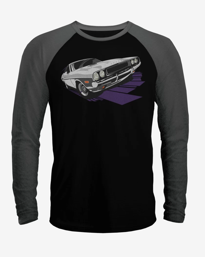 Polera Raglan Dodge Challenger 3