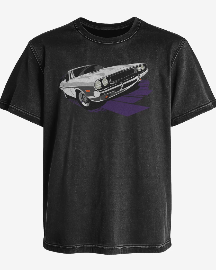 Polera desgastada Dodge Challenger 3